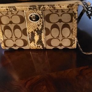 Coach wristlet